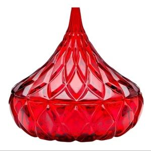 Godinger Red Kiss Candy Dish